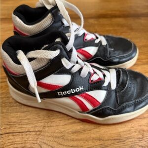 Reebok Kids Black, White, and Red Sneakers